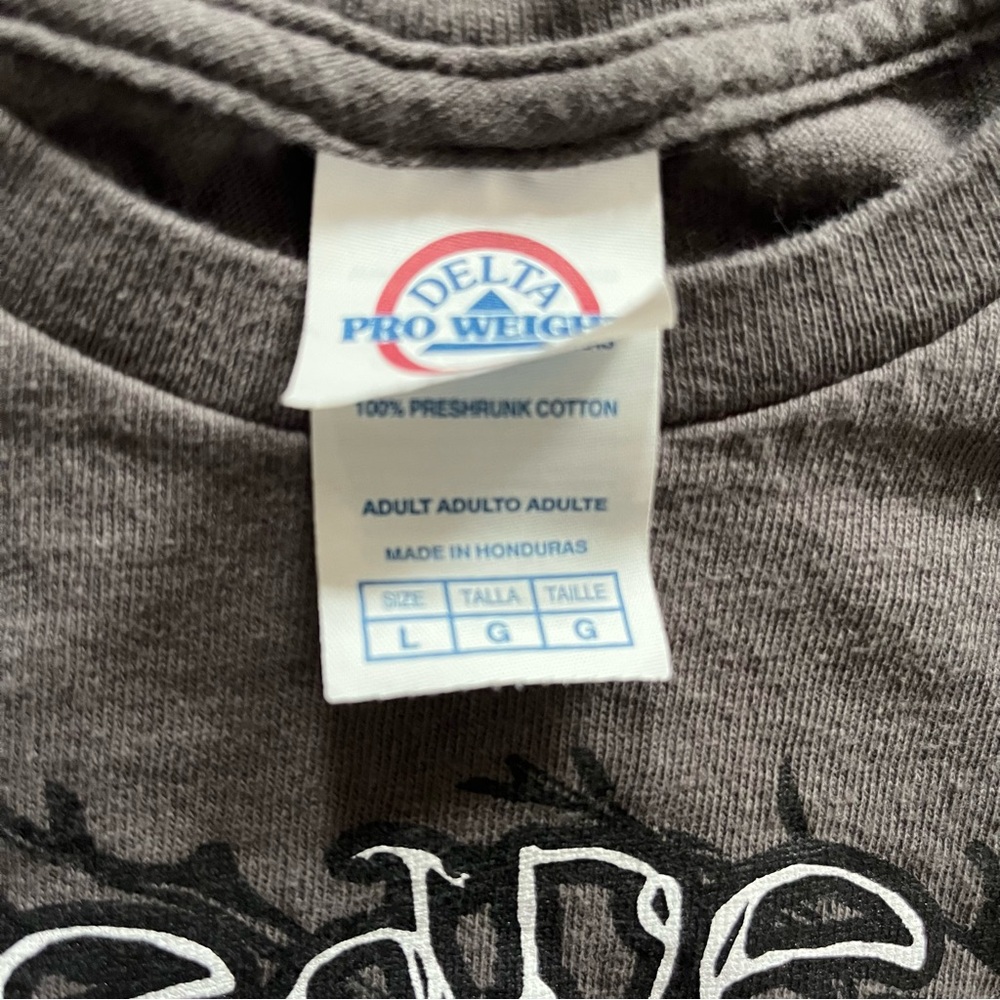 Gray Wednesday T-shirt “On Wednesdays We Wear Black" Addams Family Tee M/L MGM - Picture 3 of 7